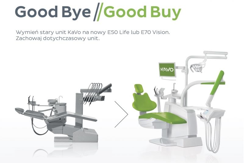Good Bye//Good Buy - promocja wymień stary unit KaVo na nowy