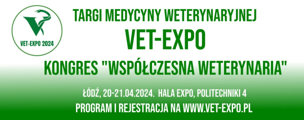 Promedus zaprasza na Targi Weterynaryjne „VET-EXPO”, które odbędą się w dniach 20-21 kwietnia 2024 w Łodzi.
