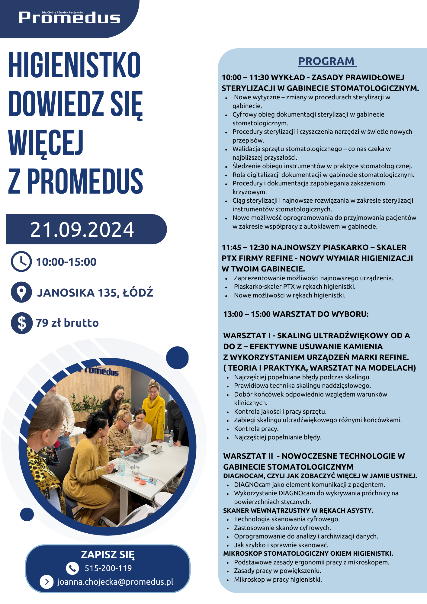 Higienistko dowiedz się więcej z Promedus