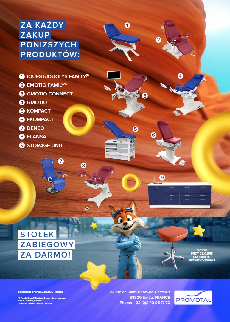 BIG DEAL 2025 promocje na fotele ginekologiczne i medyczne PROMEDUS 1
