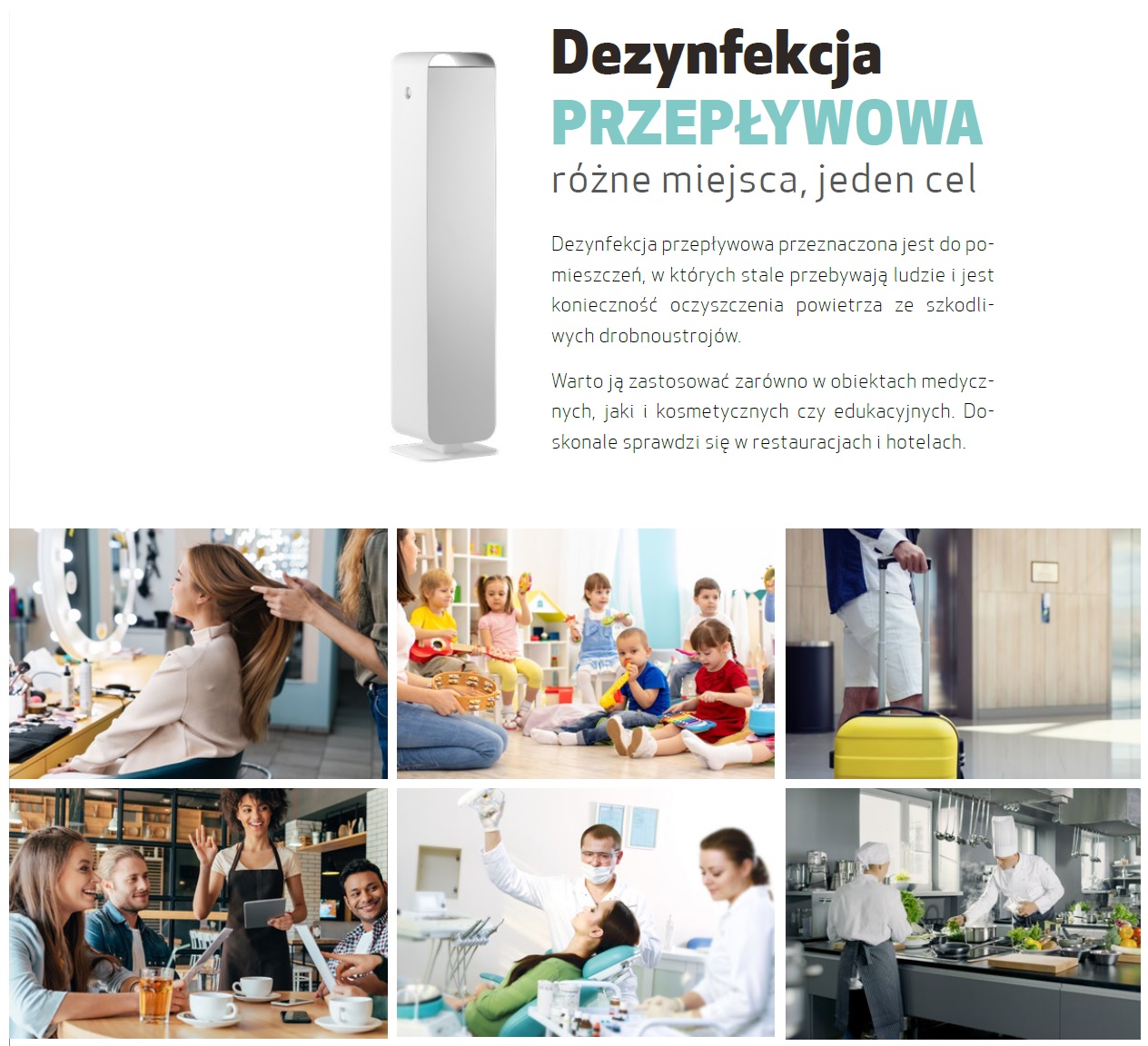 Dezynfekcja lampami UV C przepływowa