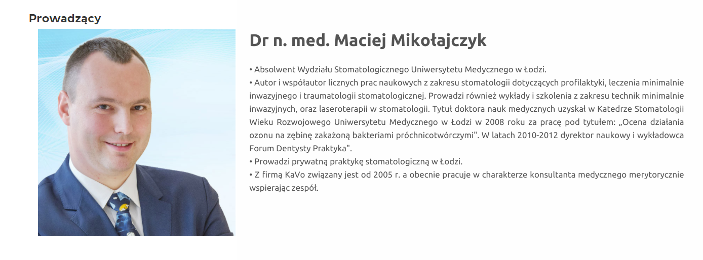 Dr n. med. Maciej Mikołajczyk