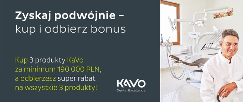 &quot;Zyskaj podwójnie - kup i odbierz bonus&quot; - oferta KaVo