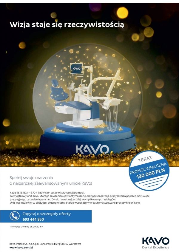 KaVo Estetica E70 VISION - teraz w korzystnej promocji