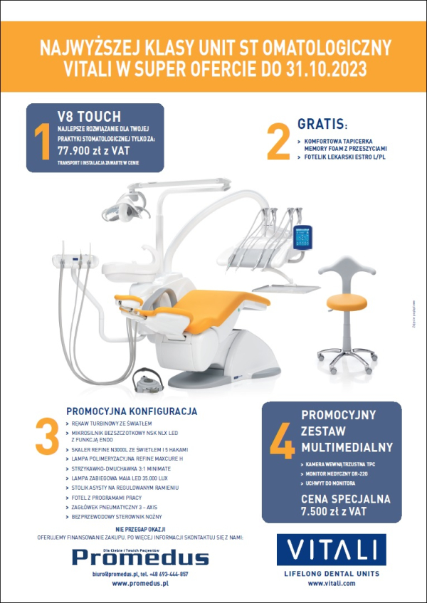 Unity stomatologiczne VITALI - Super Promocja 2023