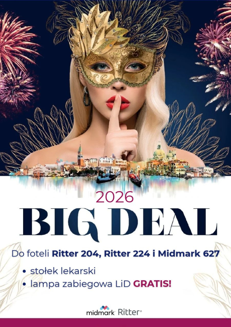 BIG DEAL 2026 - promocja na fotele ginekologiczne - medyczne Ritter i Midmark!