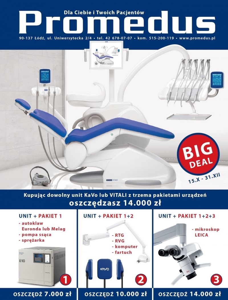 BIG DEAL 2018 - promocja na pakiety sprzętu stomatologicznego