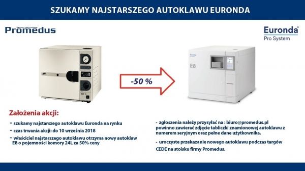 Szukamy najstarszego autoklawu Euronda w Polsce