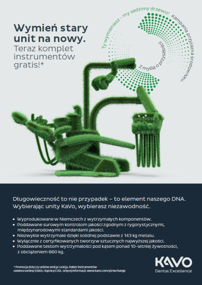 Wymień stary unit na nowy KaVo - teraz komplet instrumentów gratis!