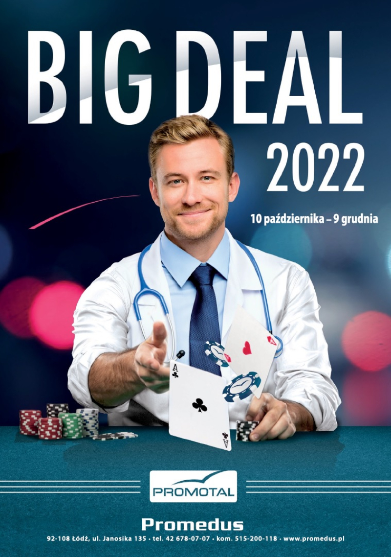 BIG DEAL 2022 - jesienna promocja na fotele ginekologiczne i medyczne