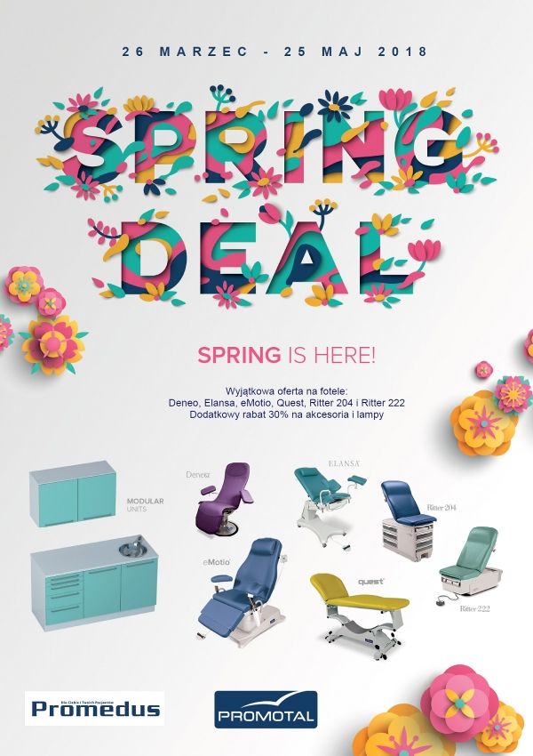 SPRING DEAL 2018 - oferta na fotele ginekologiczne i medyczne